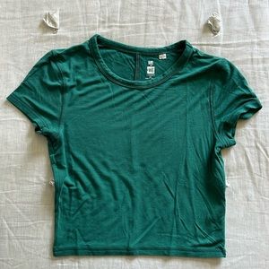 PacSun Me To We Sea Green / Teal Basic Crop Top